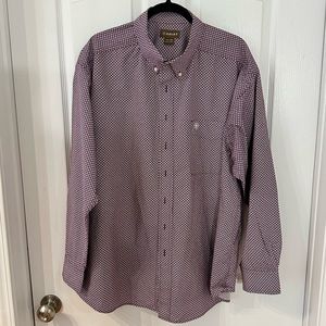 Ariat men's long sleeve button down shirt. In great condition.